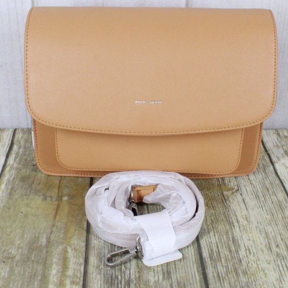 NWT Pixie Mood Brown Vegan Leather Zoe Crossbody Purse Handbag - Picture 9 of 11